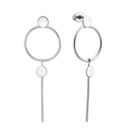 Серебряные серьги-подвески (1343)