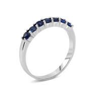 Серебряное кольцо с сапфиром (1849/1р-HSPH)