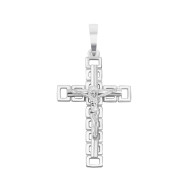 Серебряный крестик Распятие Христа (2-0859.0.2)
