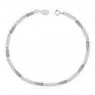 Серебряный браслет (2F12158)