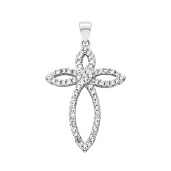 Серебряная подвеска с фианитами (2P13316)