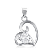 Серебряная подвеска с фианитом 2P16500-P/12/1