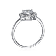 Серебряное кольцо с фианитами 2R21064-R/12/1