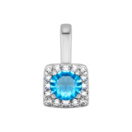 Серебряная подвеска с фианитами (31129s)