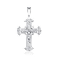 Серебряный крестик. Распятие Христа 35133/12/1