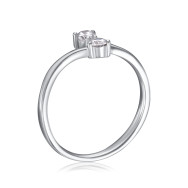 Серебряное кольцо с фианитами 3RI71522-R/12/1
