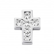 Серебряный крестик с фианитами (500868-Кр.Р л.к)