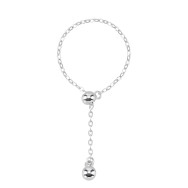 Безразмерное серебряное кольцо (510530)