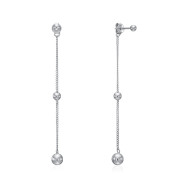 Серебряные серьги 5EA6264-E/12
