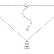 Серебряное колье (7D16126)