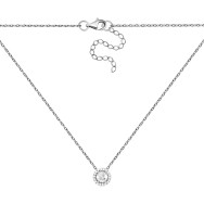 Серебряное колье с фианитами (8179р-CZ)