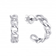 Серебряные серьги-пуссеты (82136)