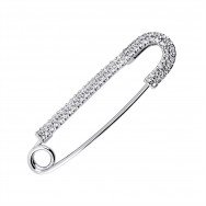 Серебряная булавка с фианитами (8219)