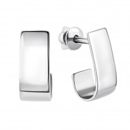 Серебряные серьги-пуссеты (82846)