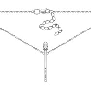 Серебряное колье с фианитами (86071б)