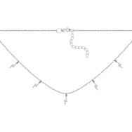 Серебряное колье (86074)