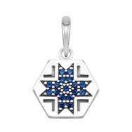 Серебряная подвеска с фианитами (89105с*)