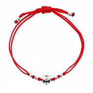 Браслет на нити Сова (993Б.3.Чер.Rh)