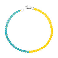 Серебряный браслет с шпинелем (Жббр)