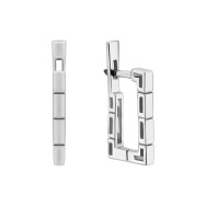 Серебряные серьги (1246Rh)