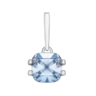 Серебряная подвеска с фианитом (п1294гRh)