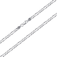 Серебряная цепочка 073 S. FLAT-4-L/12