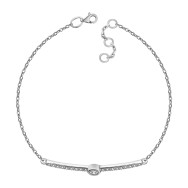 Серебряный браслет с фианитами (940016б)