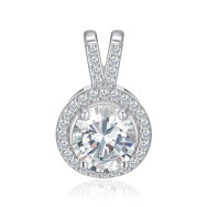 Серебряная подвеска с фианитами SZDN08792-P/12/1