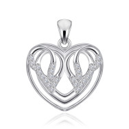 Серебряная подвеска с фианитами SZDP00418-P/12/1