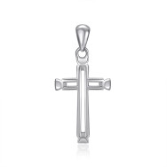 Серебряный крестик G00017-P/12