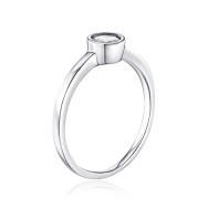 Серебряное кольцо с фианитом A01180-R/12/1