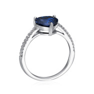 Серебряное кольцо с фианитами A06578-R/12/1511