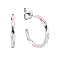 Серебряные серьги с эмалью (AE00669)