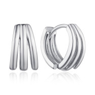 Серебряные серьги-конго AE03392-E/12