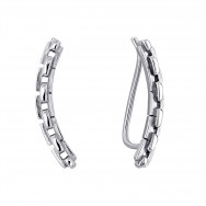 Серебряные серьги-каффы (ВС-226р)