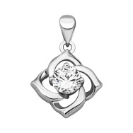 Серебряная подвеска с фианитом (BEP00020)