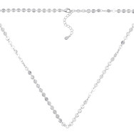 Серебряное колье C01981-K/12