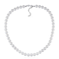 Серебряное колье с жемчугом (CLT  8486 RH-K/12/4780)