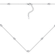 Серебряное колье с фианитами D02184-K/12/1
