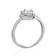 Серебряное кольцо с фианитами (SZDR00192-R/12/1)