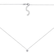 Серебряное колье Звездочка (CLT  11530 RH-K/12)
