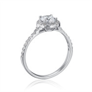 Серебряное кольцо с фианитами (SZDR00250-R/12/1)