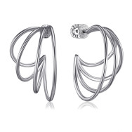 Серебряные серьги (41295/12/1)