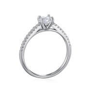 Серебряное кольцо с фианитами (SZDR01158-R/12/1)
