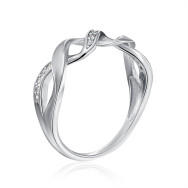 Серебряное кольцо с фианитами (SZR167-R/12/1)