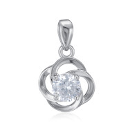 Серебряная подвеска с фианитом (SP00438-P/12/1)