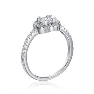 Серебряное кольцо с фианитами (SZDR00257-R/12/1)