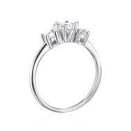 Серебряное кольцо с фианитами (SZDR16723-R/12/1)