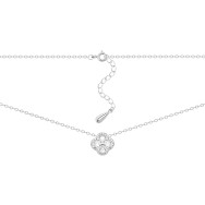 Серебряное колье с фианитами (FN19274)