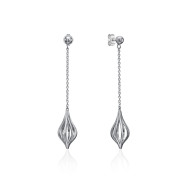 Серебряные серьги-подвески (GE02381A-E/12)